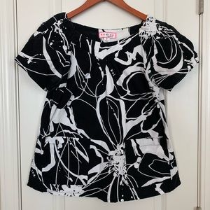 KOI Peasant Style Scrub Top